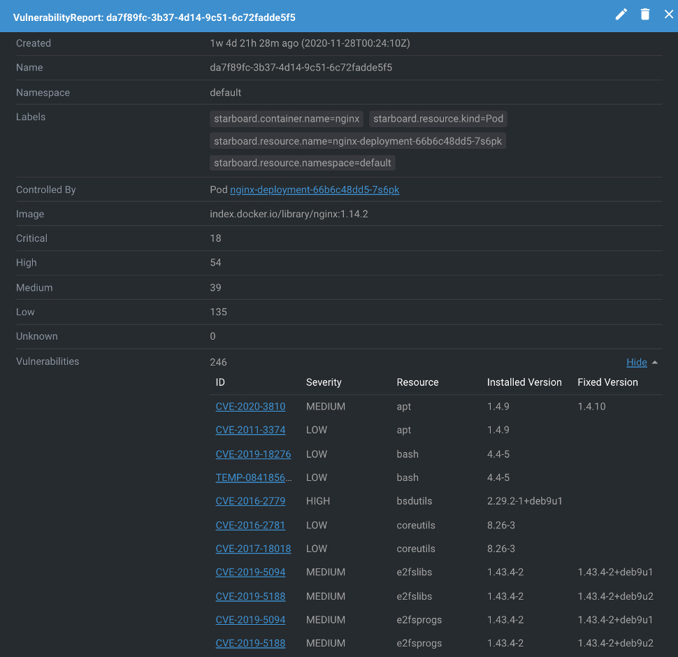 trivy open source vulnerability scanner