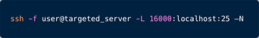 SSH Tunneling Command Example 