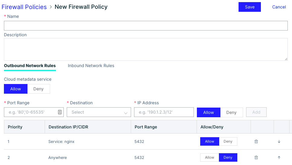 Firewall-policies